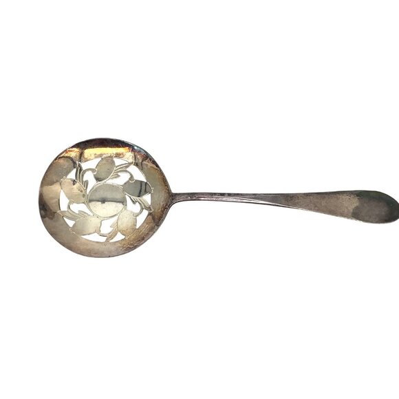 WM Rogers Original Rogers Silver Plated Tomato Server Laurel 1934 Shabby Cottage - Picture 3 of 4